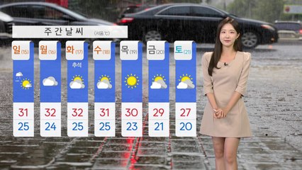 [날씨] 추석 연휴 첫날, 중부 빗길 주의...한낮 폭염 기승 / YTN