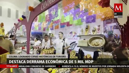 Colima generó una derrama económica de cinco mil millones de pesos en 2023