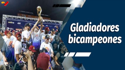 Tiempo Deportivo | Gladiadores de Anzoátegui bicampeones de la SPB