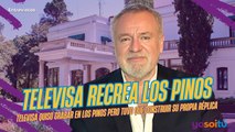 Televisa quiso grabar en Los Pinos pero tuvo que construir su propia réplica