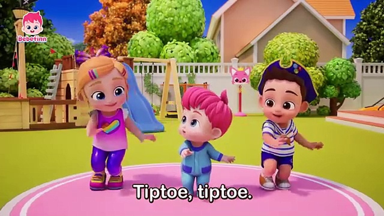 Walking WalkingㅣNursery Rhymes for KidsㅣDance along Bebefinn | Bebefinn Official | Fun and Educational Videos