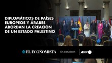 Diplomáticos de países europeos y árabes abordan la creación de un Estado palestino