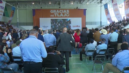 En su 6to informe, Salvador Zamora presume obras de la L4 que no podrá dejar andando