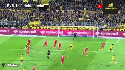 Borussia Dortmund vs FC Heidenheim (4-2) |HIGHLIGHTS Bundesliga 24/25 || bvb 09 VS Heidenheim