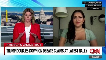 Trump supporters tell reporter why they left his rally early