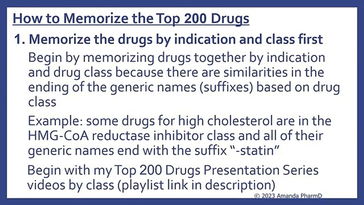 How to Memorize the Top 200 Drugs for the PTCB PTCE Pharmacy Technician Certification Exam