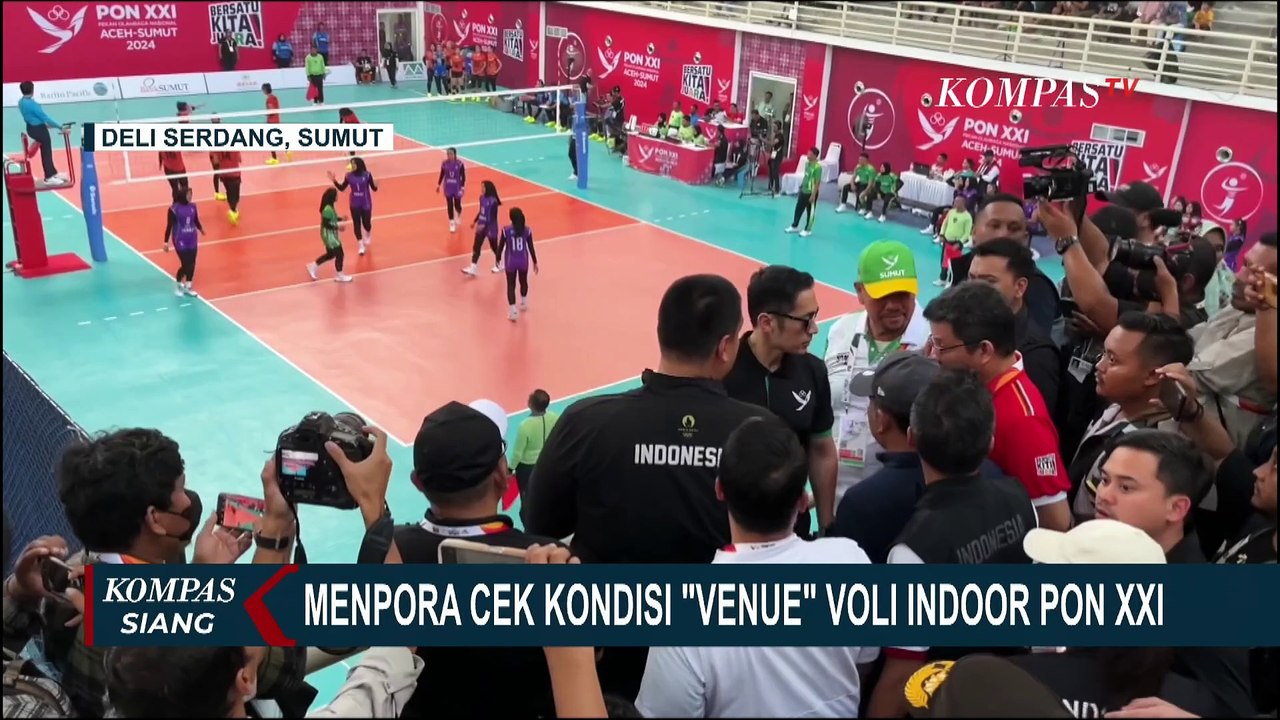 Viral Akses Menuju Venue Voli Indoor PON XXI Berlumpur, Begini Kata Menpora Dito Ariotedjo
