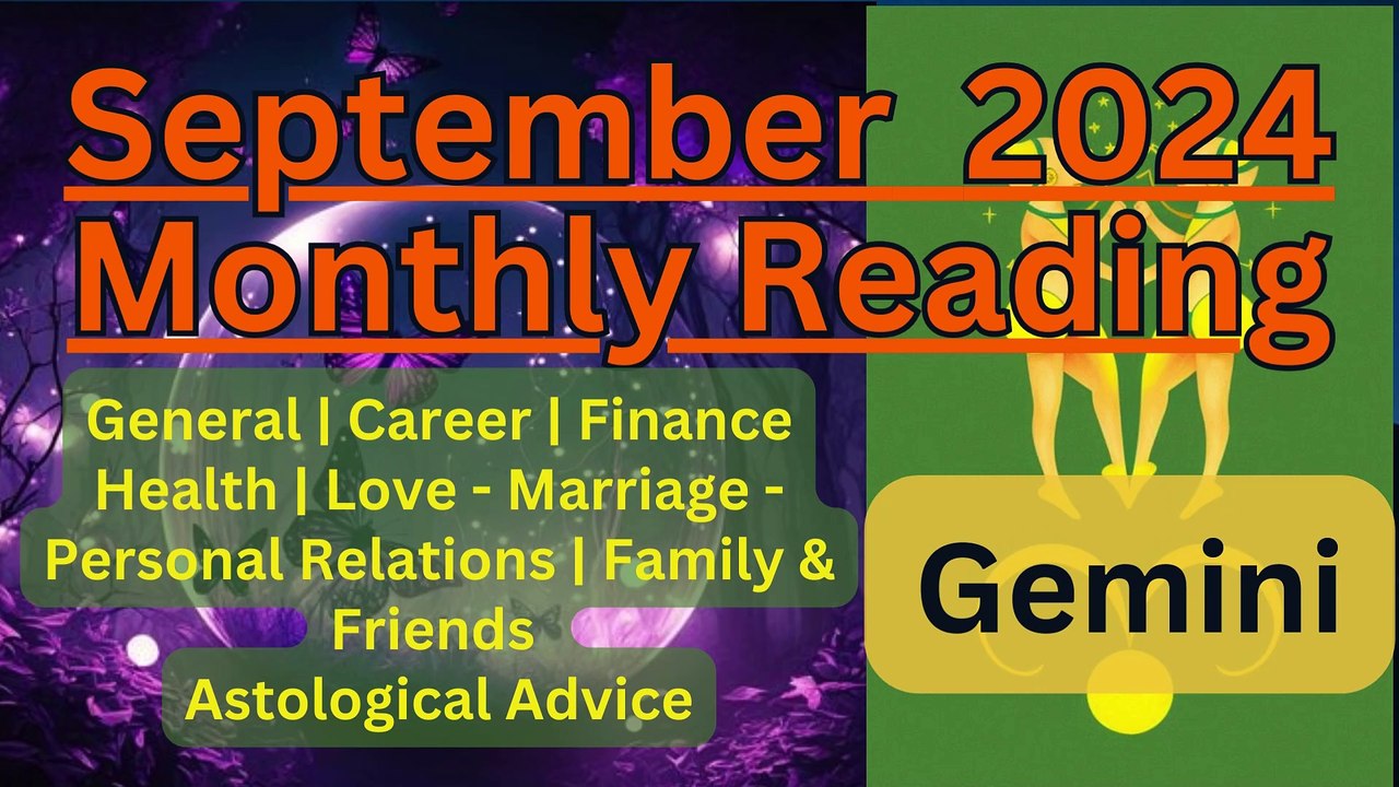 Gemini Monthly Horoscope September 2024 with Astrologer Pallav Bhatt