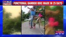 Viral news Bamboo Bicycle Captivates the Internet ｜ Fully Functional Bike Built in Just 25 Days ｜Latest Updates