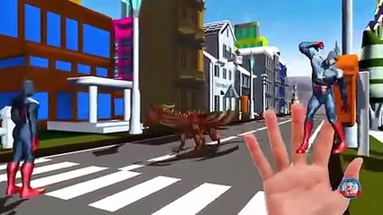 Fat hulk colors Dinosaur spiderman Finger family - Frozen captain America Finger family rhymes 3d