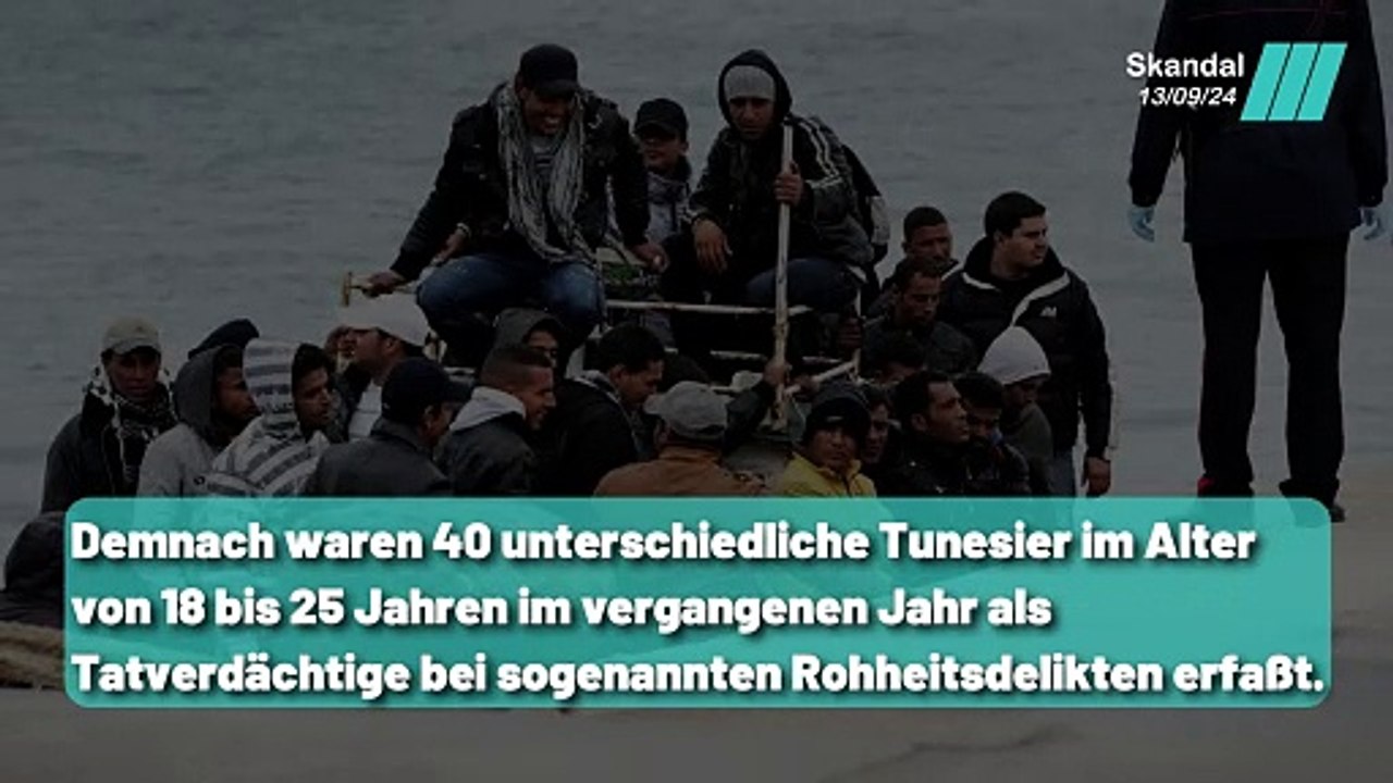 Hohe Kriminalität bei jungen Tunesiern in Deutschland