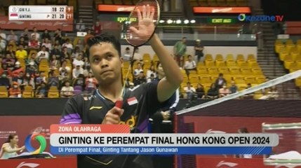 Ginting Melaju Perempatfinal Hong Kong Terbuka 2024