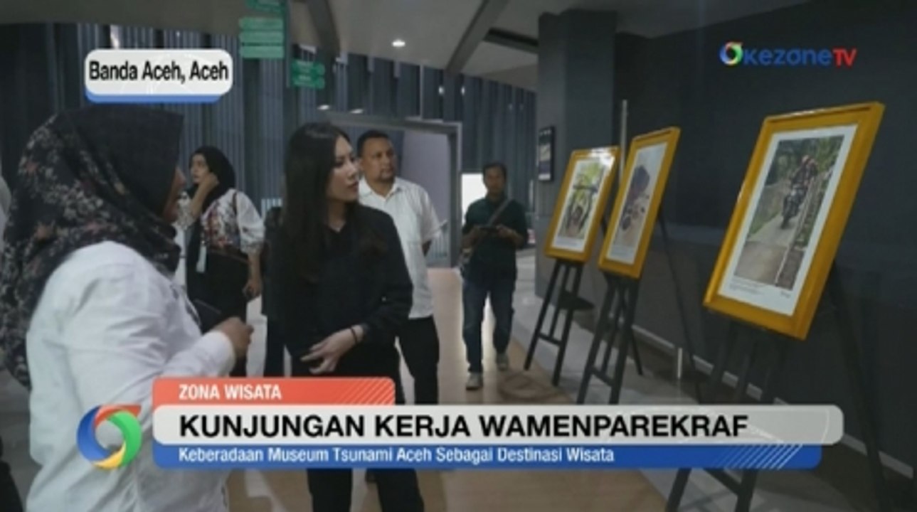 Wamenparekraf Angela Tanoesoedibjo Kunjungi Museum Tsunami Aceh