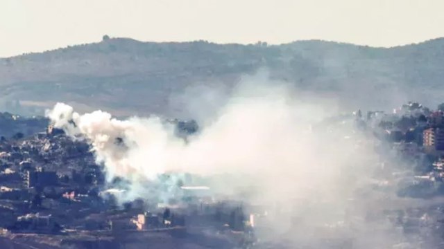 Lübnan’dan yapılan roket saldırılarının ardından İsrail’in kuzeyinde yangın çıktı
