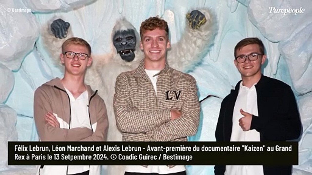 ON Y ÉTAIT - Inoxtag très ému pour la projection de son documentaire Kaizen au Grand Rex, Léon Marchand présent