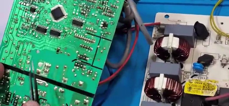 #109 Haier Dc inverter Ac error code E4 _ error code F12 Haier Ac Haier Ac error codes