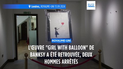 Deux hommes accusés d'avoir volé l'œuvre "Girl with Balloon" de Banksy dans une galerie londonienne