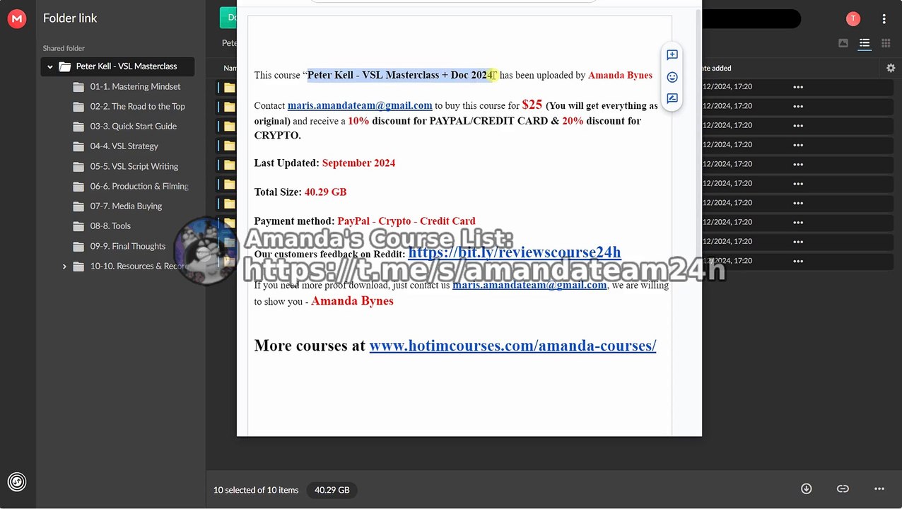 [Download] Peter Kell - VSL Masterclass + Doc 2024