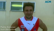 South Warrnambool footballer Paddy Anderson