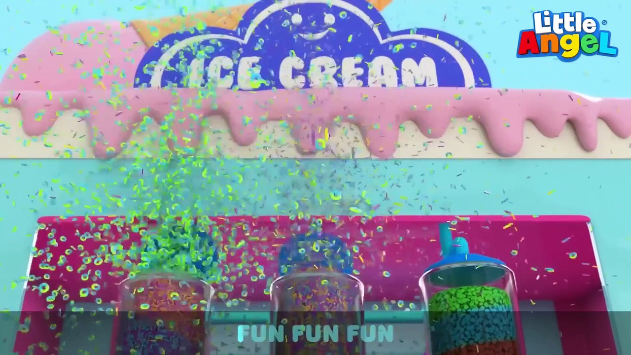 Ice Cream Truck Song  Nina and Nico  Little Angel And Friends Fun Educational Songs