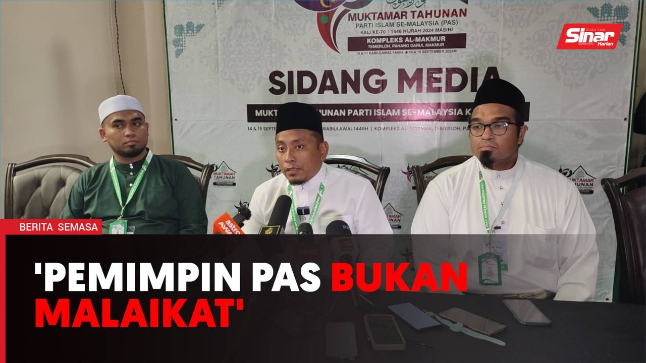 Pemimpin Pas bukan malaikat, terbuka terima teg...