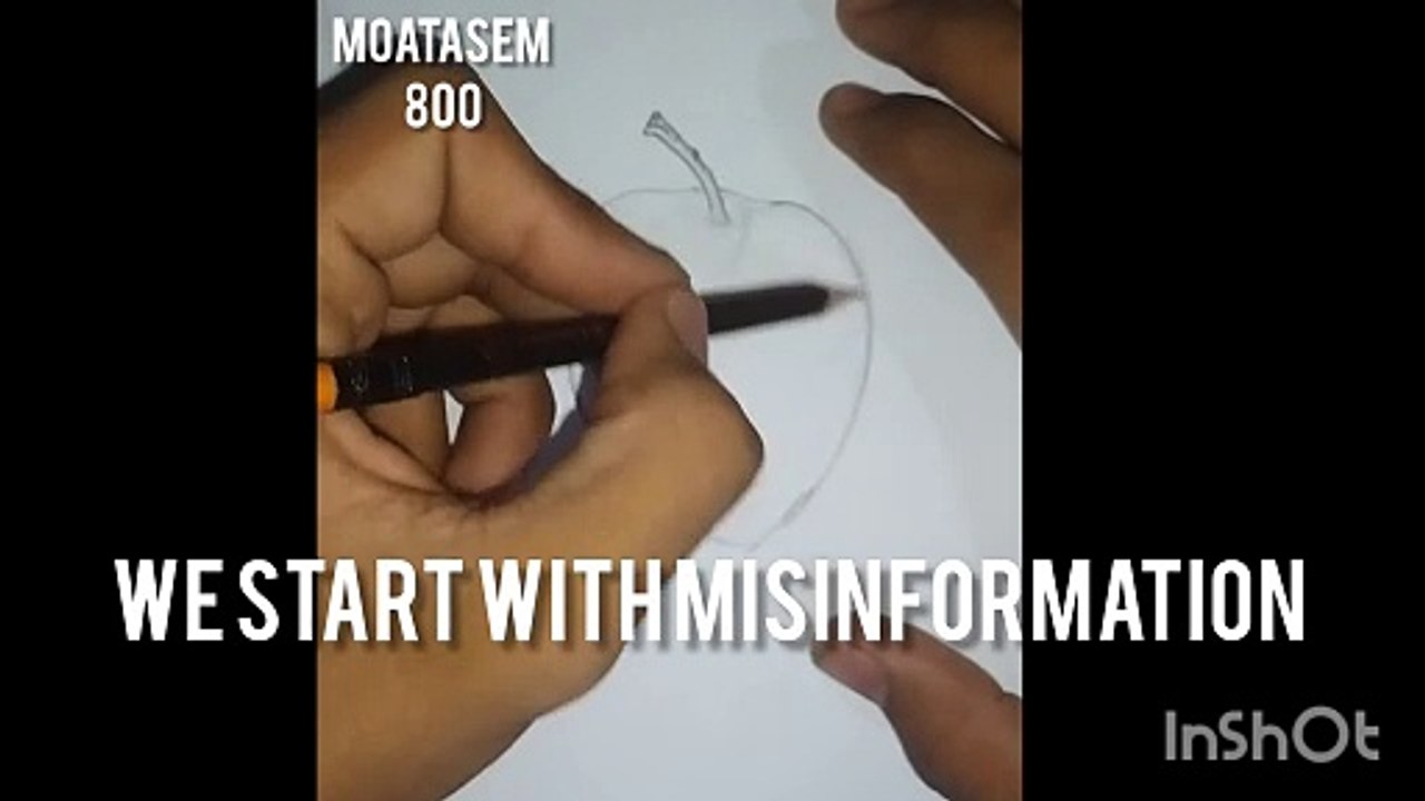 Learn to draw an apple 1