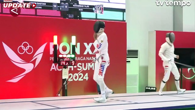 Debut di PON XXI, Atlet Termuda Cabor Anggar Raih Medali Emas