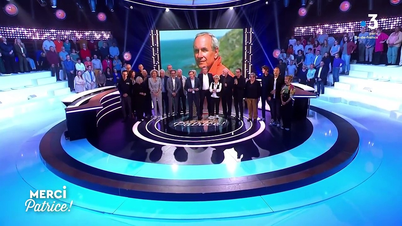 Laurent Romejko très ému en rendant hommage à Patrice Laffont hier soir sur France 3 dans "Merci Patrice !"