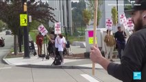 Boeing factory workers on strike after rejecting pay deal