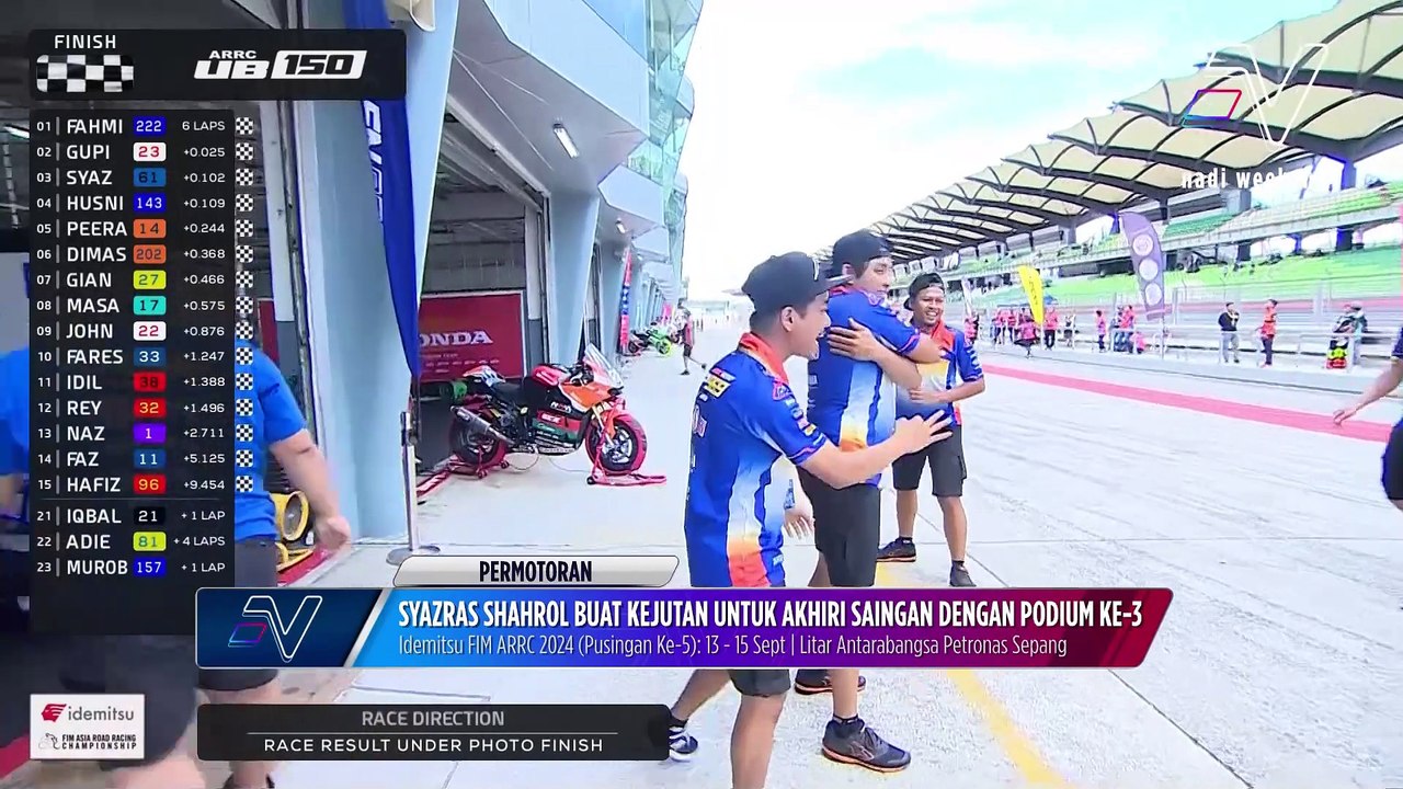 Helmi Azman cemerlang menjuarai perlumbaan pertama kategori SS600