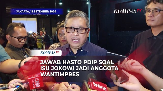 Respons Hasto PDIP soal Wacana Jokowi Jadi Anggota Wantimpres