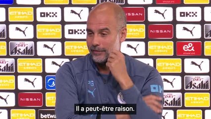Man. City - Guardiola : "La première, et j'espère la dernière fois, que je suis d'accord avec Tebas !"