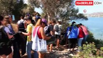 Bodrum'da Erasmus Öğrencileri Kıyı Temizliği Yaptı