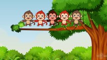 Five Little Monkeys Kids Learning Song