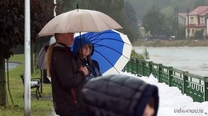 Piogge torrenziali e fiume straripato in Polonia