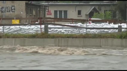 Piogge torrenziali e fiume straripato in Polonia