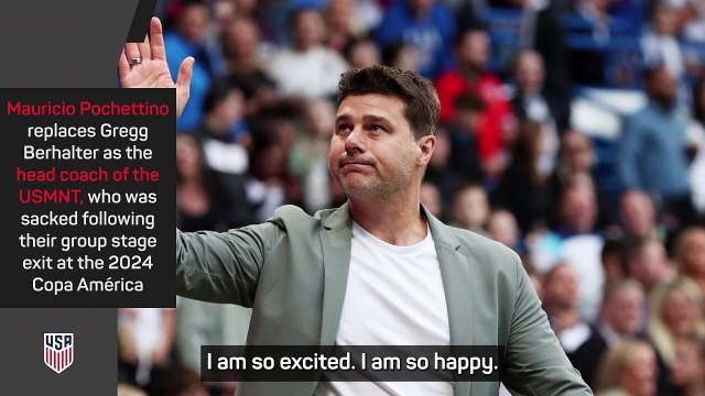 Pochettino 'so happy' to take over as new United States head coach