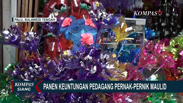 Perayaan Maulid Nabi Muhammad Bawa Berkah Bagi Warga yang Jual Pernak-pernik di Palu