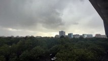 La foudre a frappé le cimetière Montparnasse à Paris hier en fin d’après-midi.