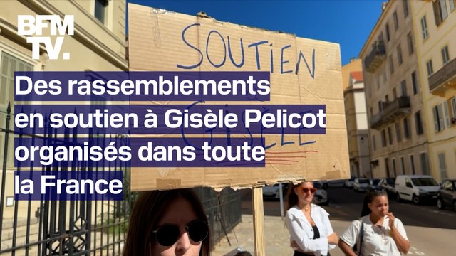 On ne laissera pas les choses se passer en toute impunité : des rassemblements organisés dans toute la France en soutien à Gisèle Pelicot