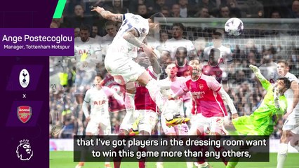 Postecoglou wants to win every match, not just Arsenal