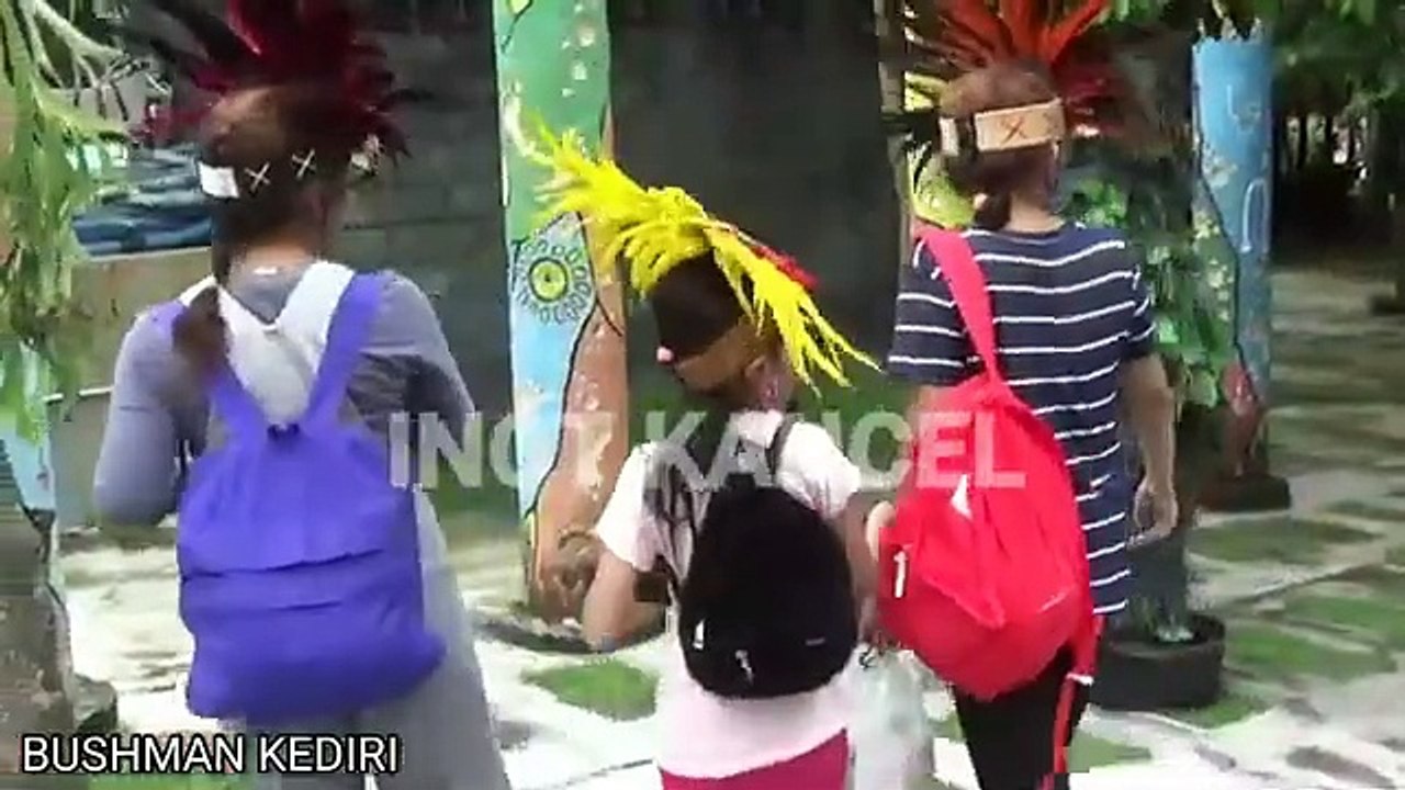 Mannequin Prank -BUSH MAN 2024 -- luckily he wasn't pulled away by his bushman mothers -- bushman jokes