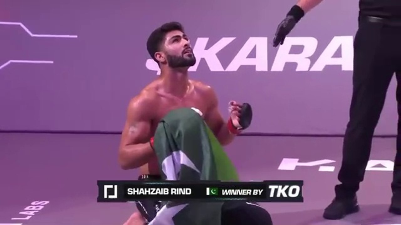 SHANZAIB RIND vs RANA SINGH *Full Fight* | Pakistan vs India | Karate Combat