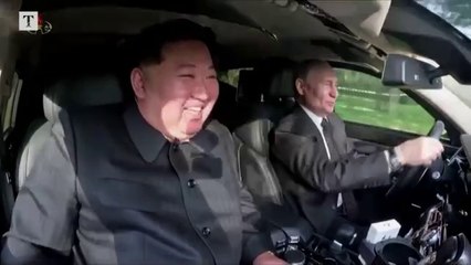 Kim Jong un drives Putin during state visit to North Korea