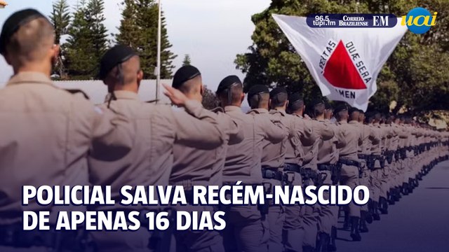 Herói: Policial Salva recém-nascido de apenas 16 dias