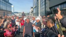 Il corteo per l'uomo ucciso a Viareggio: 