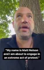 ABD vatandaşı Matt Nelson İsrail’i protesto etmek için kendini yaktı: Hepimiz suçluyuz