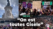 En soutien à Gisèle Pelicot, les images des rassemblements à travers la France