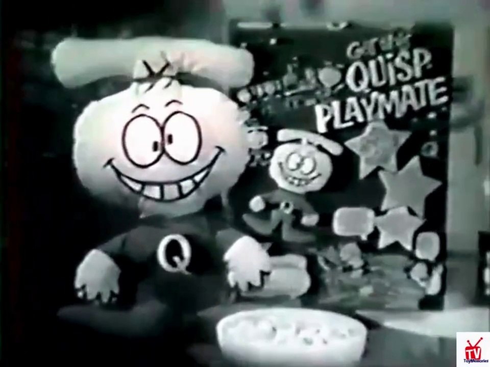 1960s Quisp & Quake cereal TV commercial - DUPLICATOR machine makes duplicates of Quisp & Quake