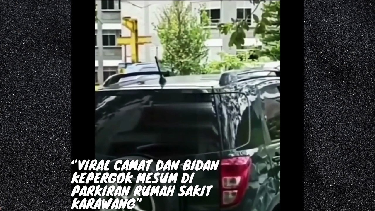 Viral! Camat dan Bidan Kepergok Mesum Siang Bolong di Parkiran RS Hastien Rengasdengklok Karawang, Begini Nasibnya